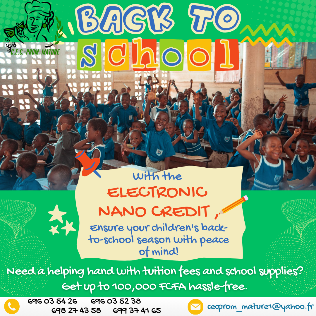 Back to School Electronic Nano Credit CEC PROM Mature